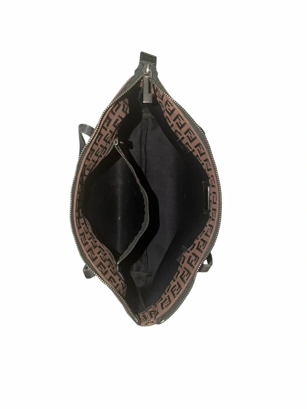 Fendi Brown Monogram FF Jacquard Tote